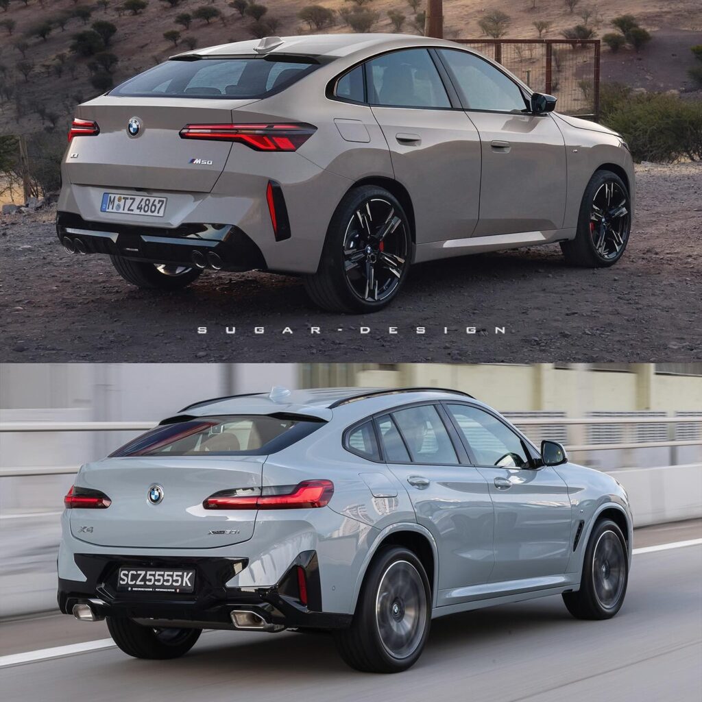 2026 BMW X4 Gets Virtually Previewed In Unofficial Renderings With 39 Fresh 39 X3 Styling