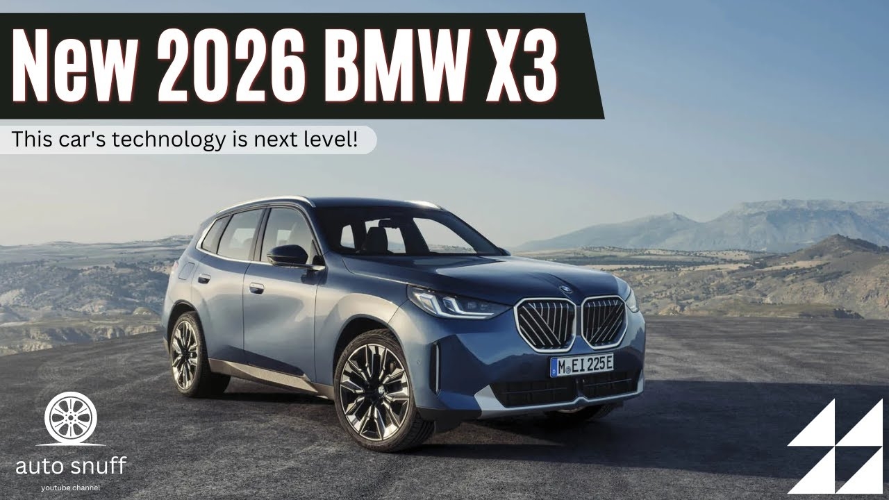 New 2026 BMW X3 Review Redesign Engine And Release Date YouTube